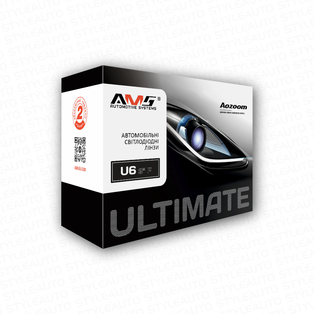 AMS BI-LED ULTIMATE U6 3" F
