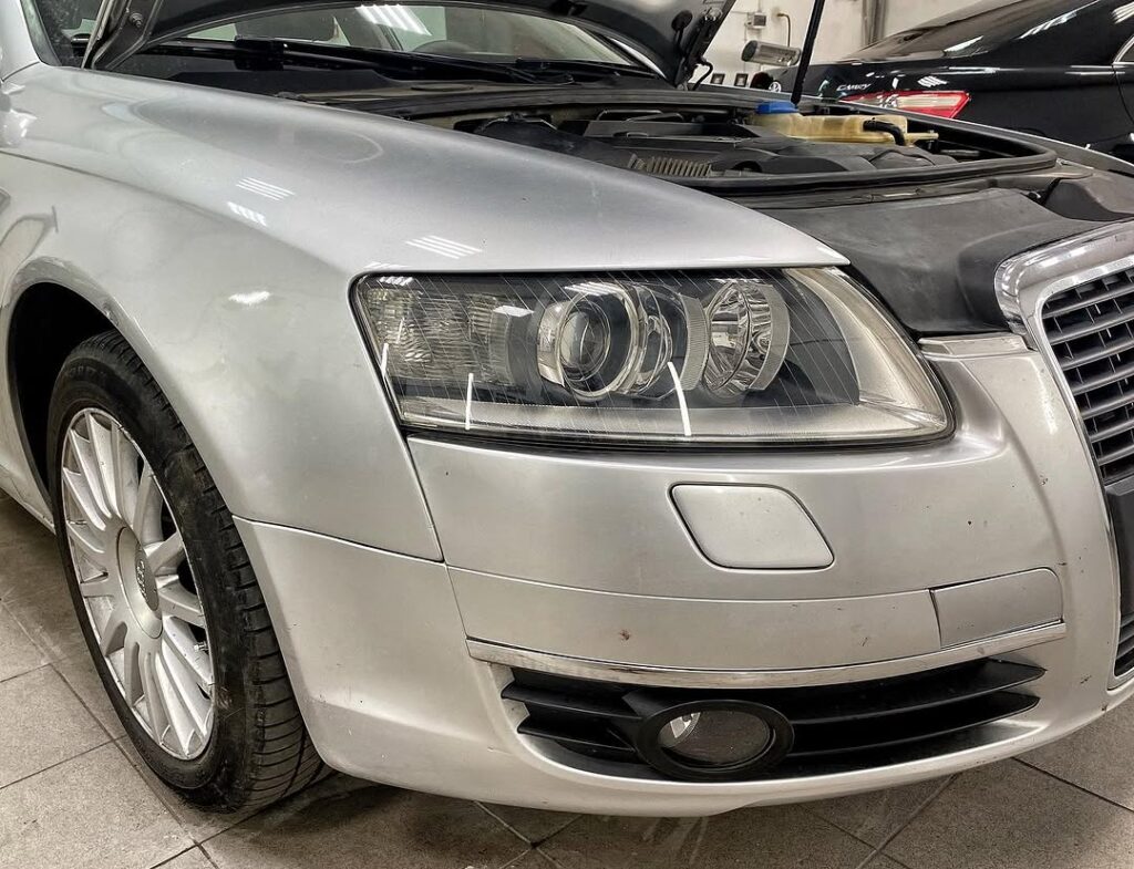 Audi A6 — установка Bi-LED линз